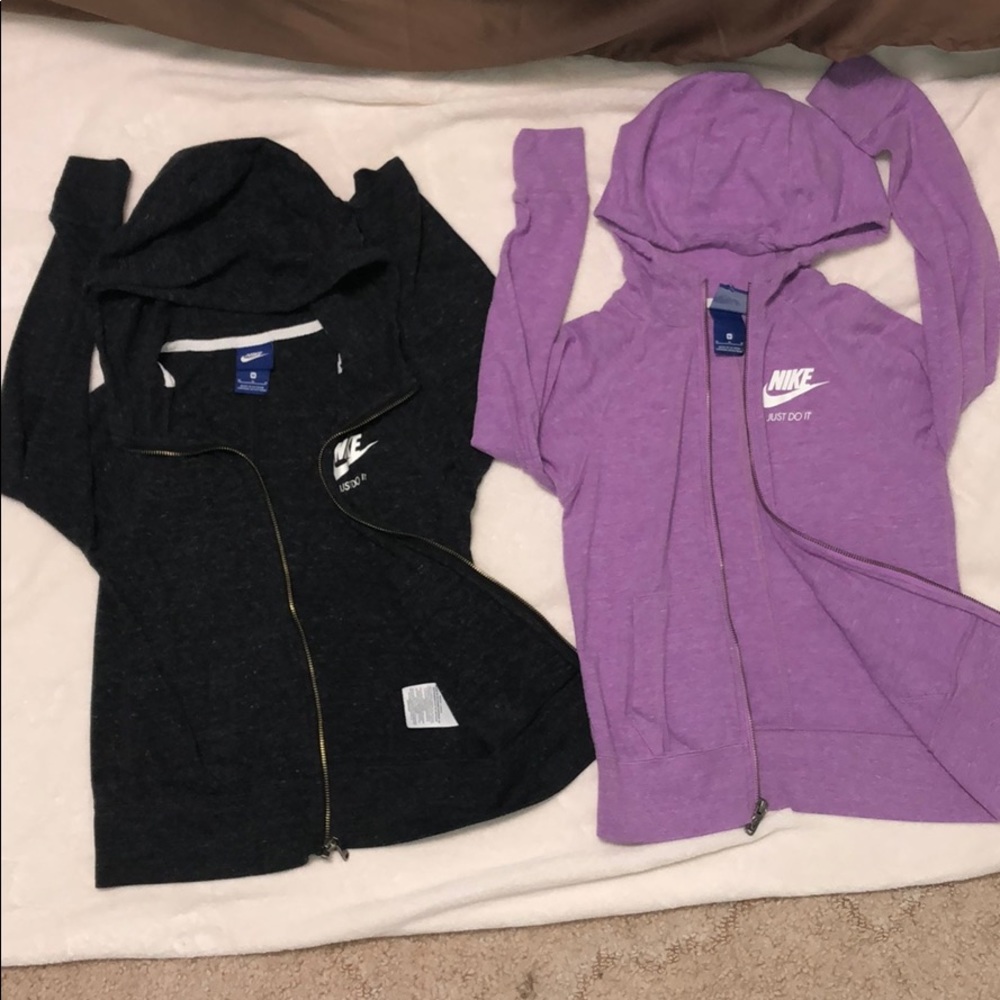 Two Nike Sweatshirts